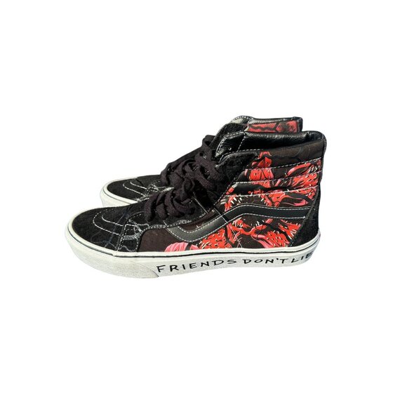Vans X Stranger Things Sk8-Hi Sneakers Mens Limited Edition Black/Red. Size 11 - Picture 3 of 10